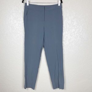 St. John grey straight leg trouser pants